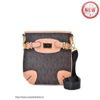 michael kors jet set logo groot bruin crossbody zakken Outlet Utrecht vhtk0511